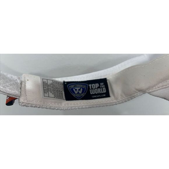 NWOT OKLAHOMA STATE COWBOYS OSU VISOR HAT TOP OF WORLD GOLF ADJUSTABLE SAMPLE - Picture 7 of 7